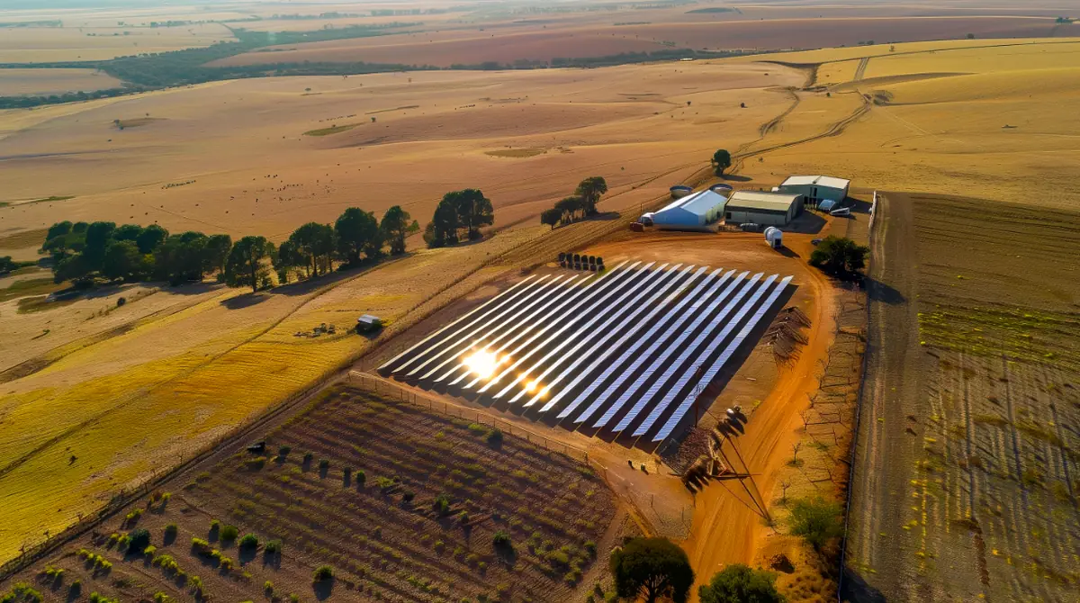 Agricultural land suited to solar